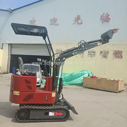 China Chain Compact Agricultural Machinery Price of Small Mini Crawler diggers excavator 1 ton